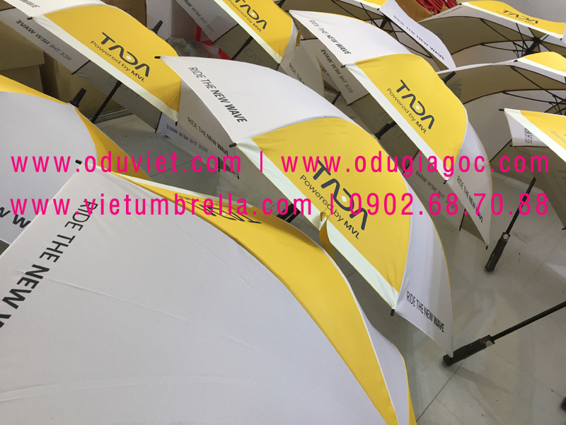 xưởng sản xuất ô dù cầm tay in logo quảng cáo